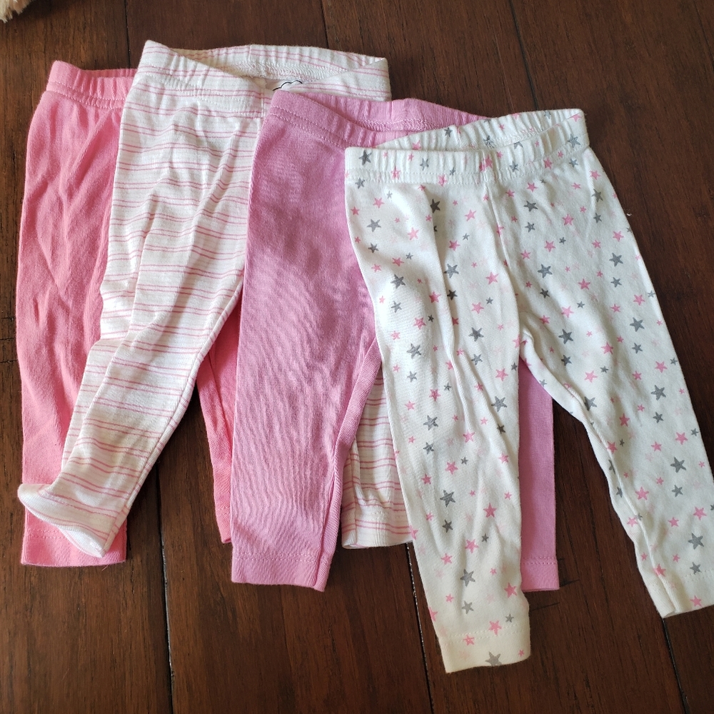 4 pack organic cotton leggings